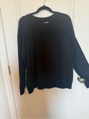 Maurices Black Knit Crewneck Sweatshirt